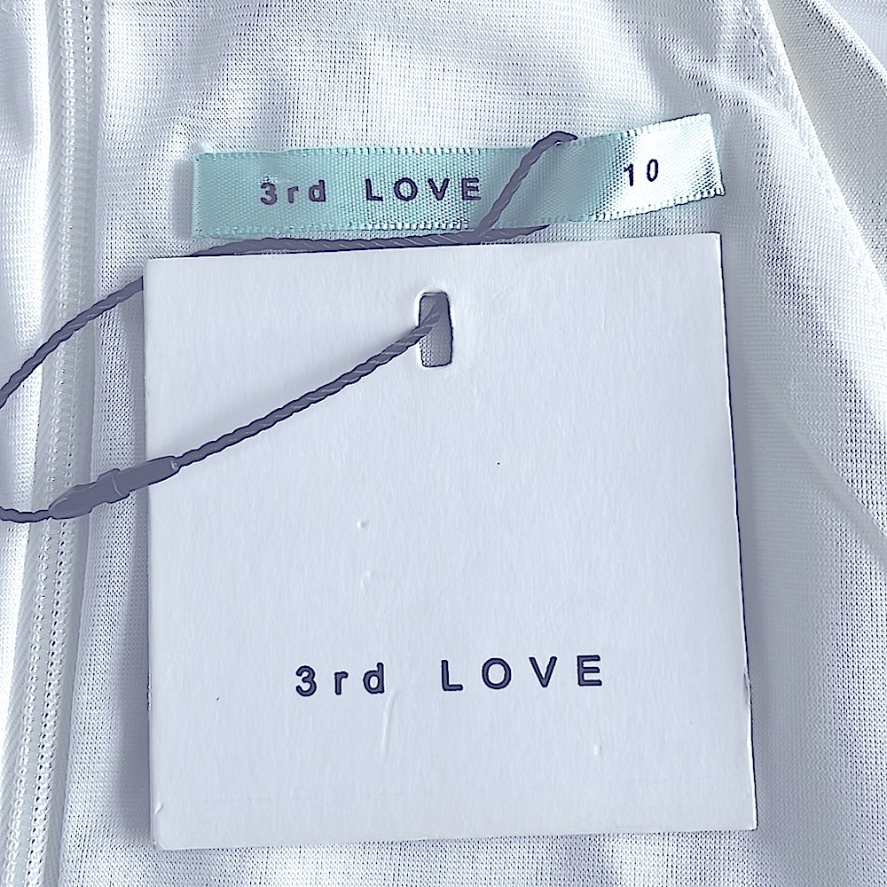 3rd LOVE Ivory Dress Pencil, Slit Hem Side Front, Midi, Brand New - Picture 6 of 8